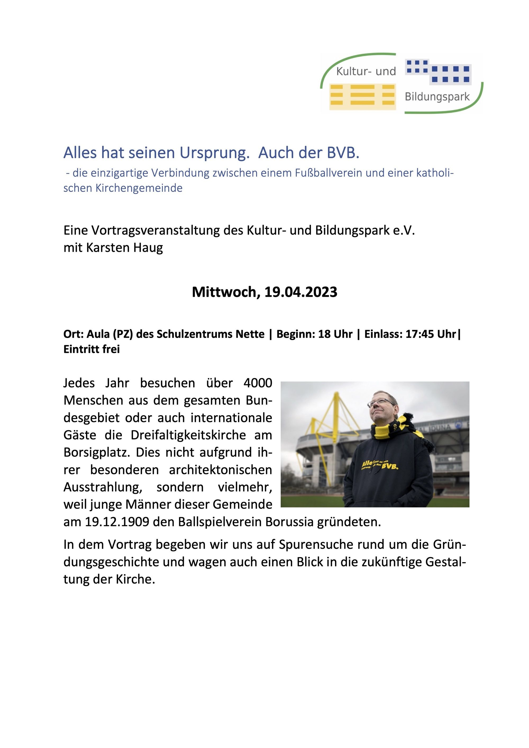 Alles hat seinen Ursprung. Auch der BVB.