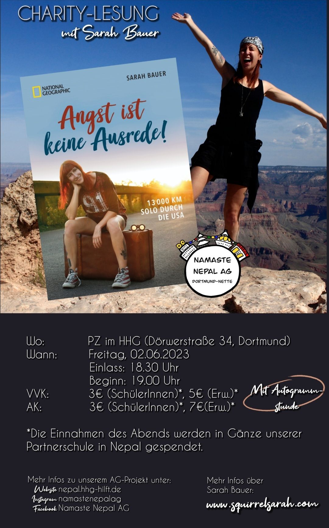 Ein Abend voller Fernweh, Mut und Lebensräume mit Autorin Sarah Bauer
