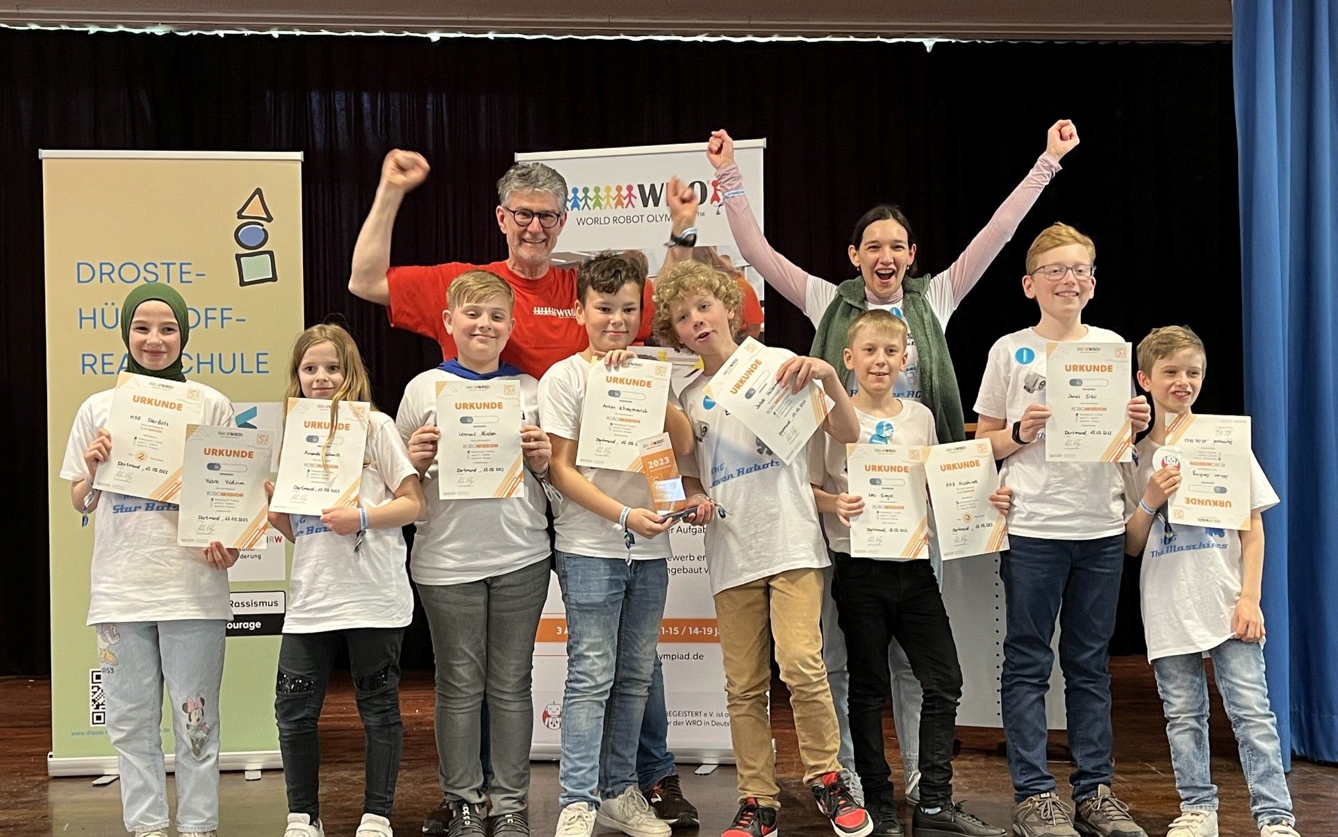 HHG-Teams erfolgreich bei WRO Regionalwettbewerb